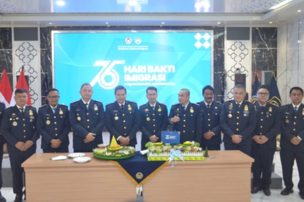 Imigrasi Makassar Ikuti Syukuran HBI ke-76: Momentum Perkuat Layanan dan Empati Sosial