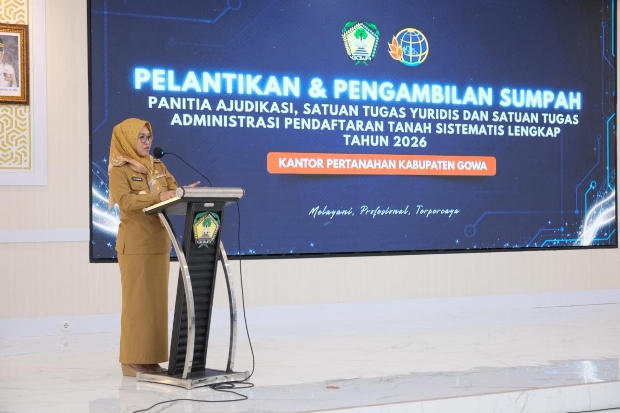 Bupati Gowa Ingatkan Panitia PTSL 2026 Soal Integritas dan Profesionalisme