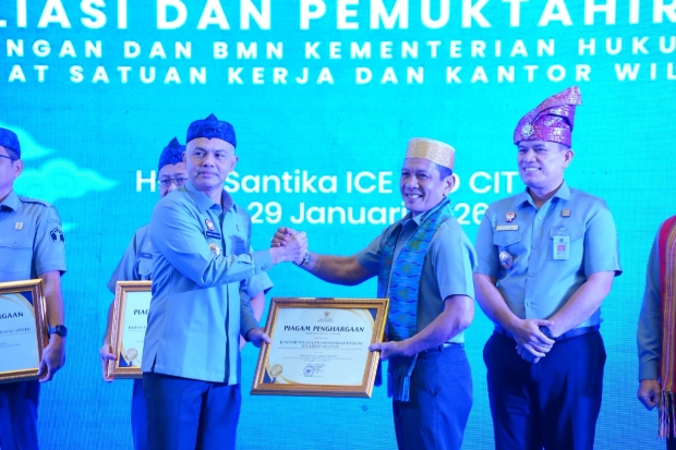 Kinerja Anggaran Unggul, Kemenkum Sulsel Catat Nilai Terbaik 2025 Kategori Pagu Besar