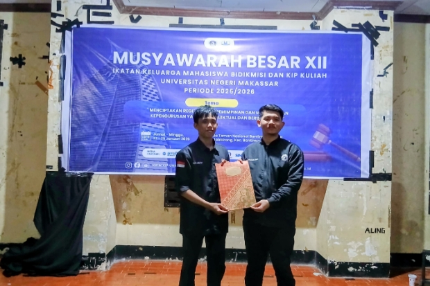 Nasruddin Terpilih Pimpin IKBIM KIP UNM 2026