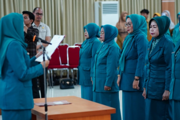 Baru Dilantik, 16 Ketua PKK Kecamatan dan Kelurahan Diminta Bangun Sinergi