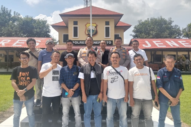 Jalin Silaturahmi, Kapolres Jeneponto Coffee Morning Bersama Awak Media