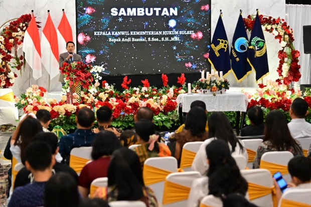 Kakanwil Kemenkum Sulsel Dorong Semangat Kebersamaan dalam Pelayanan Publik