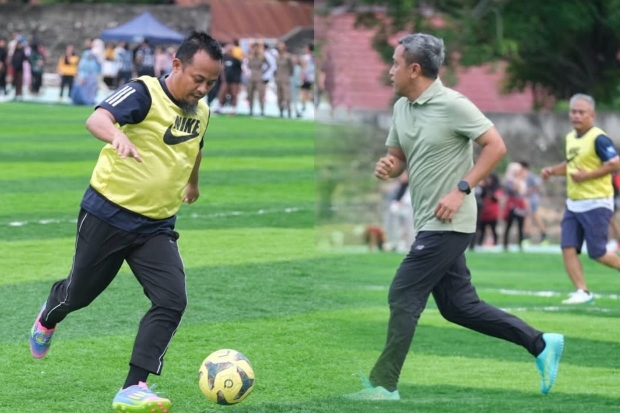 Fun Match Gubernur Sulsel–Bupati Jeneponto Perkuat Semangat Sportivitas