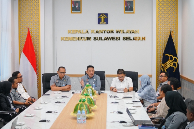 Entry Meeting Pemeriksaan Laporan Keuangan, Kakanwil Kemenkum Sulsel Tekankan Akuntabilitas