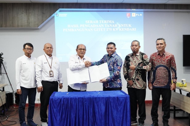 PLN UIP Sulawesi Terima Pengadaan Tanah GITET 275 kV Kendari, Siap Lanjut Tahap Sertifikasi