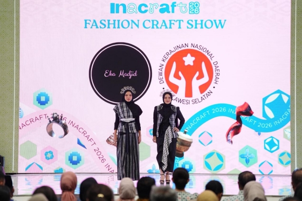 INACRAFT 2026, Desainer Perempuan Sulsel Tembus Panggung Nasional