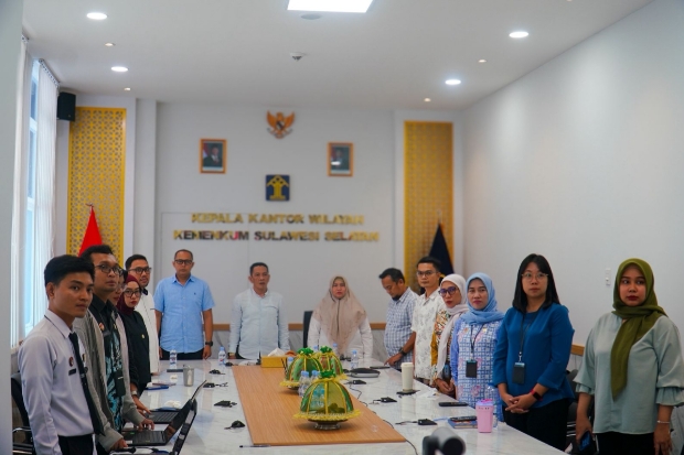 Kanwil Kemenkum Sulsel Siap Dukung Pemeriksaan BPK RI Tahun 2025