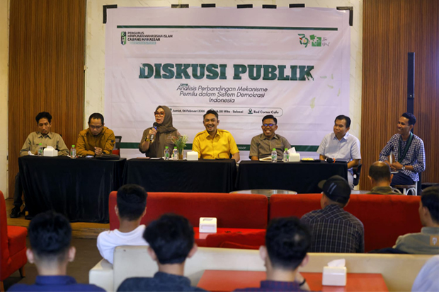 Bupati Andi Ina Berbagi Pengalaman Kepemimpinan saat Diskusi Publik HMI Makassar