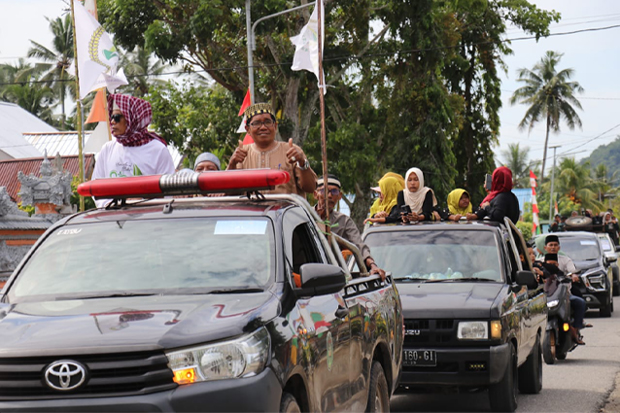 Wabup Puspawati Lepas Pawai Ta’aruf MTQ XI, Tampilkan Semangat Persatuan dan Syiar Qur’ani