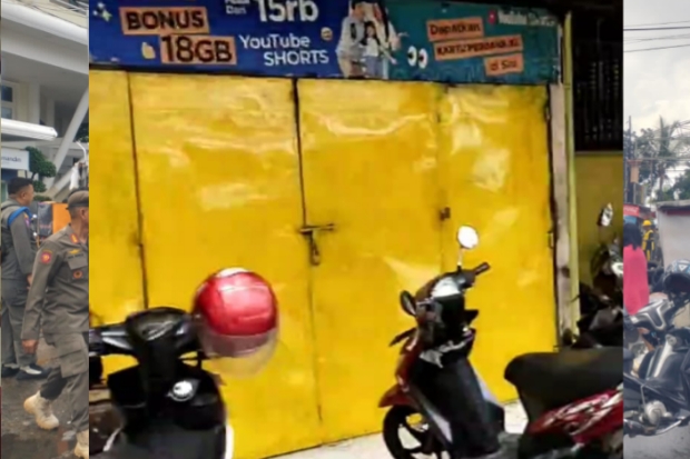 Pemkot Pastikan Lapak Cat Kuning PKL yang Melanggar Tetap Ditertibkan