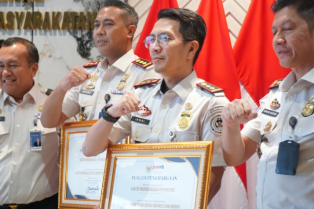 Kantor Imigrasi Parepare Raih Predikat WBBM 2025