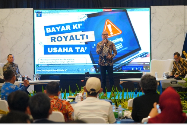 Marcell Siahaan Edukasi Pelaku Usaha Soal Royalti di Makassar