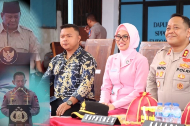 Kapolres Jeneponto Ikuti Groundbreaking SPPG Polri Bersama Presiden