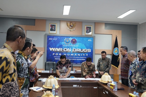 Pemkot Parepare dan BNNP Sulsel Tandatangani NPHD Berantas Narkoba