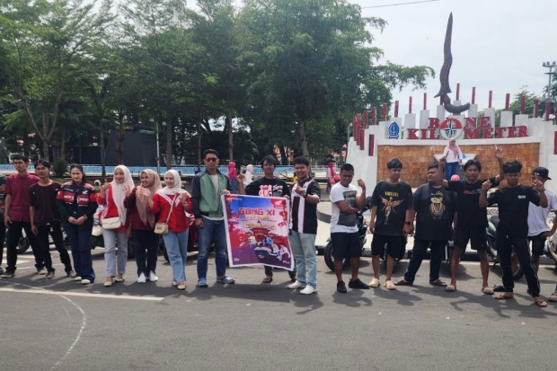 Gelar Gong Xi City Ride, Rayakan Imlek 2026 Bersama Komunitas Honda di Bone