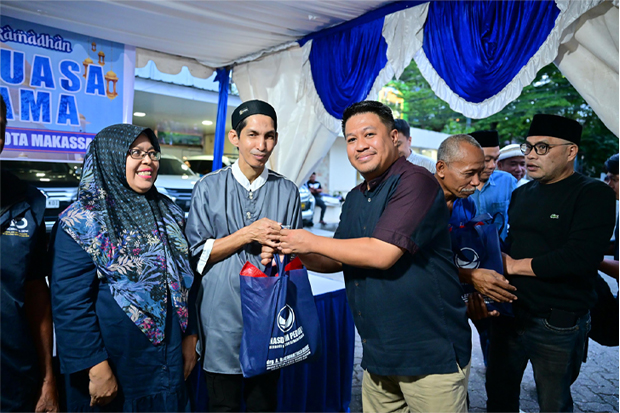 NasDem Makassar Perkuat Soliditas Kader Lewat Buka Puasa dan Aksi Berbagi Sembako