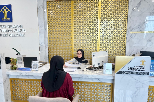 Layanan Prima di Ramadhan, Kemenkum Sulsel Fasilitasi Pemohon Legalisasi dan Apostille