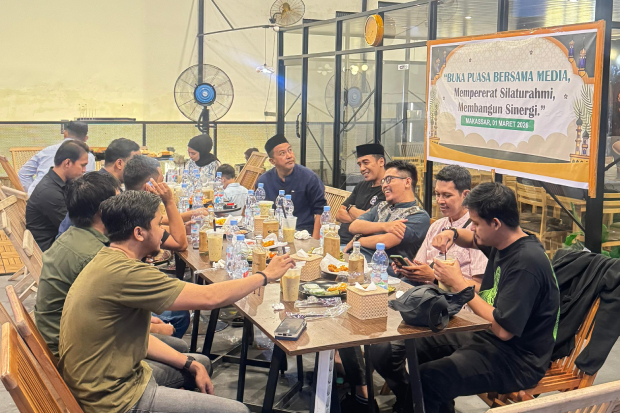 Pererat Silaturahmi, Ditintelkam Polda Sulsel Gelar Bukber dengan Media