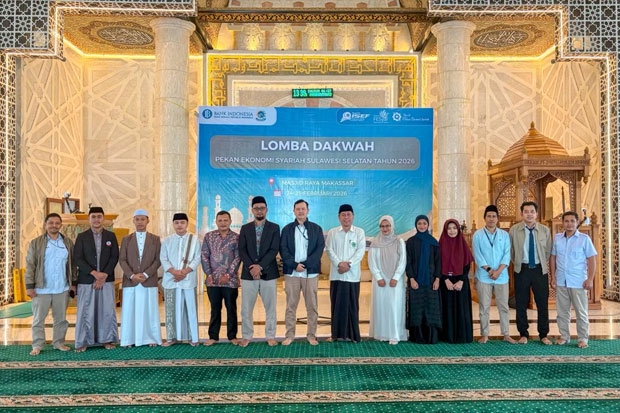 BI Sulsel Cetak Agen Literasi Ekonomi Syariah  Lewat ToT dan Lomba Dakwah