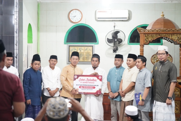 Safari Ramadan PT Semen Tonasa Sasar 12 Masjid di Wilayah Lingkar Perusahaan