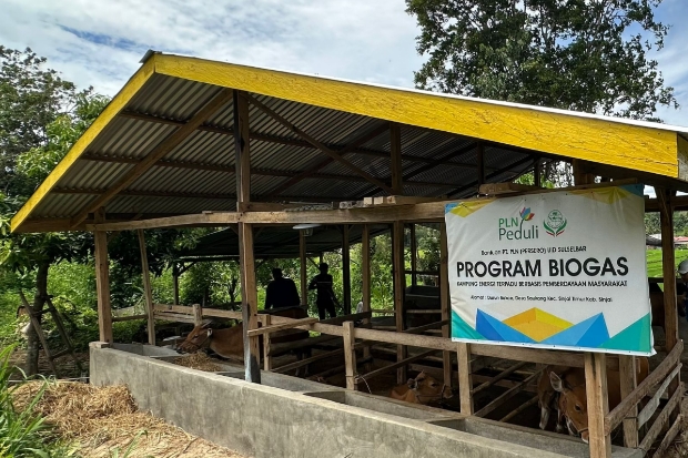 Program Biogas PLN Peduli Wujudkan Harapan dan Energi Bersih di Sinjai