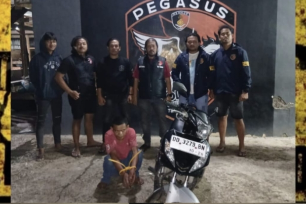 Tim Pegasus Resmob Polres Jeneponto Tangkap Pencuri Motor