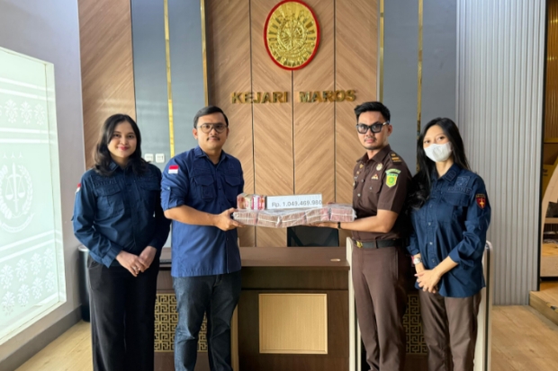 Kejari Maros Terima Rp1,04 Miliar Uang Pengganti Korupsi Command Center