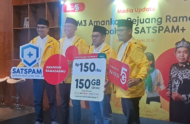 IM3 Perkenalkan Satspam+ di Makassar, Operator Pertama Lindungi WhatsApp Call