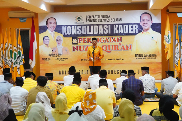 Golkar Sulsel Siap Gelar Musda, Calon Ketua Wajib Kantongi Restu Bahlil