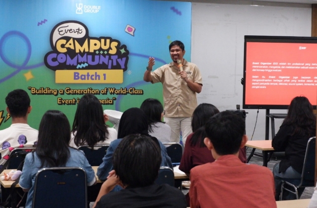 Puluhan Mahasiswa Antusias Belajar Industri Event di ECC Double Group