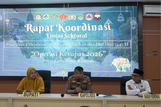 Amankan Arus Mudik 1447 H, Polres Luwu Timur Sebar Lima Posko Strategis Operasi Ketupat 2026