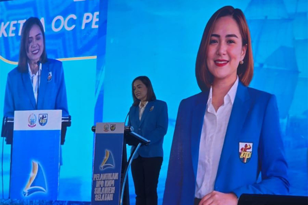 Erika Tansil di Balik Sukses Pelantikan KNPI Sulsel, Dorong Perempuan Ambil Peran Kepemimpinan