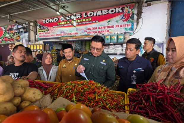 Bapanas Temukan Harga Pangan Melampaui Acuan di Pasar Maros