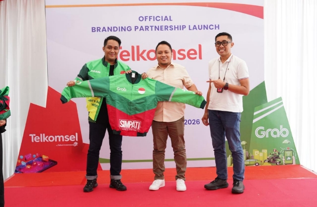 Telkomsel–Grab Perluas Kolaborasi, Libatkan 2.200 Driver di 4 Kota Sulawesi