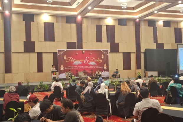 Rektor Unhas Ajak Media Perkuat Kolaborasi Publikasi Prestasi Kampus