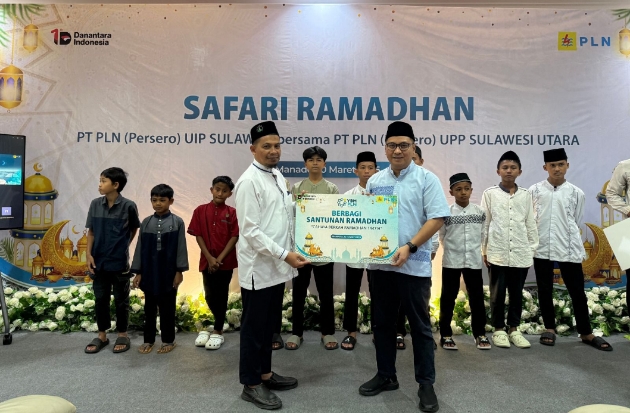Safari Ramadan, PLN UIP Sulawesi Santuni Anak Yatim dan Duafa
