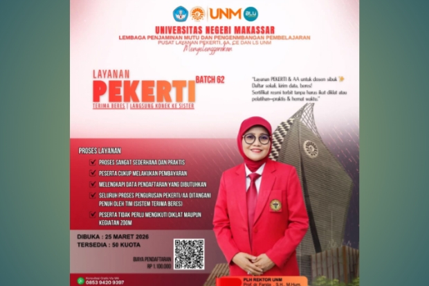 Waspada! Penipuan Pekerti Berbayar Rp1,8 Juta Catut Nama Plt Rektor UNM