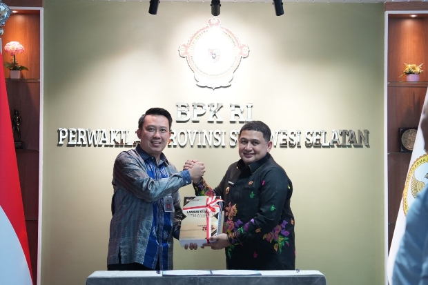 Pemkot Makassar Jadi yang Tercepat Serahkan LKPD 2025 ke BPK