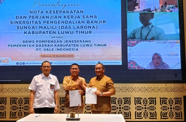 Sinergi Pemerintah & PT Vale Perkuat Sinergi Pengendalian Banjir Sungai Malili