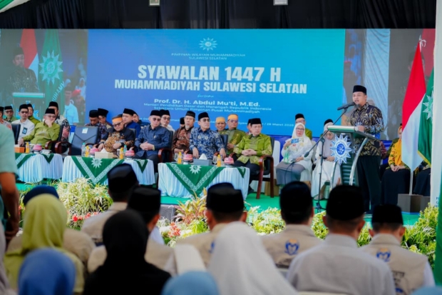 Hadiri Syawalan Muhammadiyah, Gubernur Sulsel Apresiasi Peran Strategis dalam Pengembangan SDM
