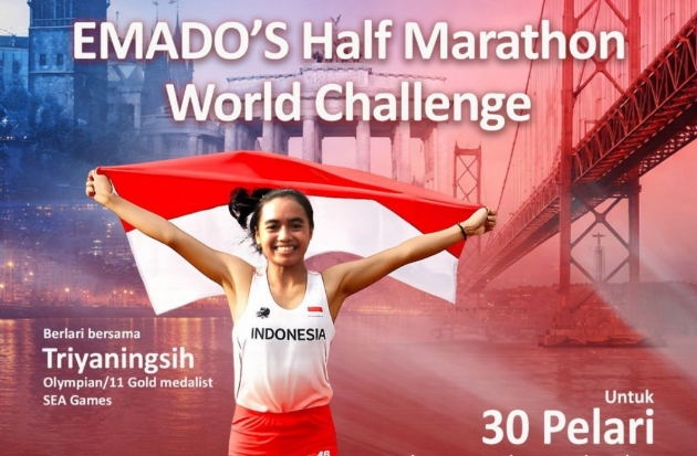 Emados Berangkatkan 30 Pelari Indonesia ke Ajang Lari Eropa