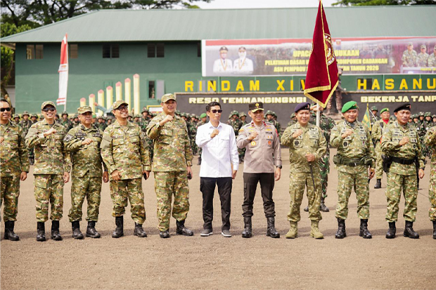 Perkuat Nasionalisme ASN, Bupati Bantaeng Hadiri Latsamil Komcad Sulsel 2026