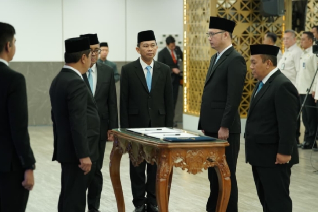 Menteri Imipas Lantik Dua Pimpinan Tinggi Madya