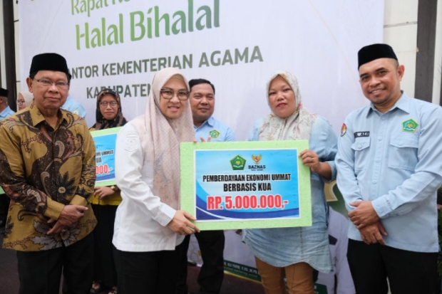 Halalbihalal Kemenag Gowa, Bupati Husniah Tekankan Kolaborasi dan Bijak Informasi