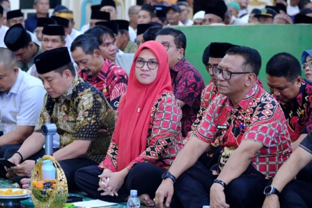 Bupati Husniah Ajak Warga Bajeng Dukung Program Gowa Bersama saat Halalbihalal