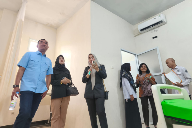 Komisi E DPRD Sulsel Temukan Dugaan Pekerjaan Renovasi Asal-asalan di Rumah Sakit Haji