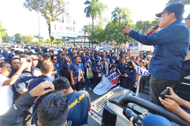 Kader Nasdem Sulsel Turun ke Jalan, Protes Narasi Pemberitaan Tempo