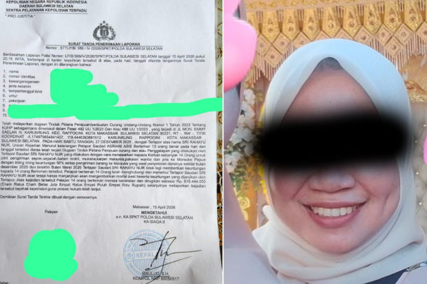 Modus Kerja Sama Pengiriman, 14 Warga Makassar Ditipu Rp616 Juta