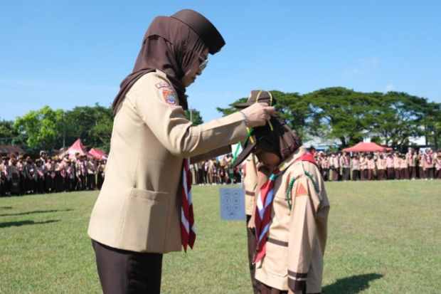 Pemkab Gowa Gelar Pesta Siaga Perdana, 448 Siswa Ikut Pembinaan Karakter